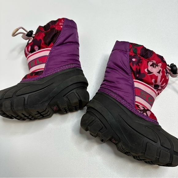 Sorel Toddler Purple Pink Floral Winter Boots Insulated Waterproof Size 6 - Picture 7 of 7